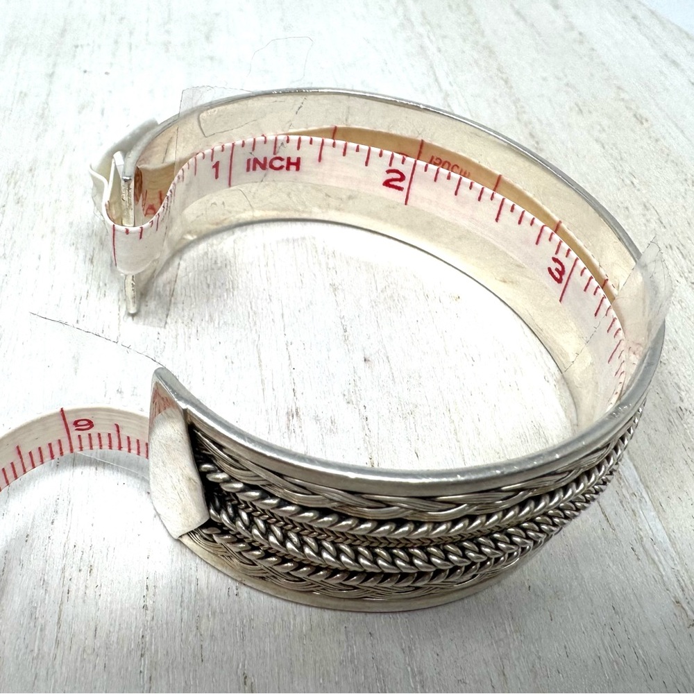 Sterling silver cuff bracelet, 36.2, NWOT - Picture 10 of 13